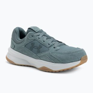 Vyriški treniruočių batai Under Armour Edge Suede jasper blue/halo gray/jasper blue