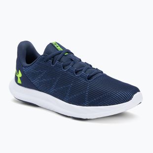 Vyriški bėgimo batai Under Armour Charged Speed Swift washed navy/black/high vis yellow