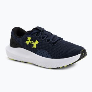 Vyriški bėgimo batai Under Armour Charged Surge 4 washed navy/black/high vis yellow