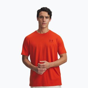 Vyriški marškinėliai Under Armour Sportstyle Left Chest surplus orange/cinna red