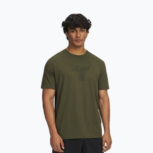 Vyriški treniruočių marškinėliai Under Armour Project Rock Payoff Graphic expedition green/black