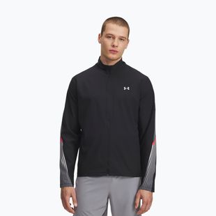 Vyriška bėgimo striukė Under Armour Velociti Storm black/castlerock/reflective