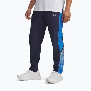 Vyriški bėgimo šortai Under Armour Velociti Storm washed navy/blue atlantis/reflective