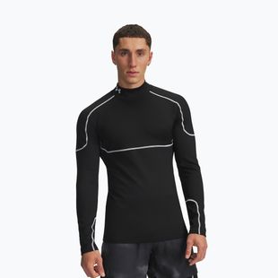 Vyriški ilgomis rankovėmis treniruočių marškinėliai Under Armour Cold Weather Grid black/black/white