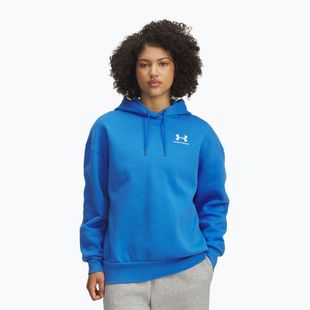 Moteriškas džemperis Under Armour Icon Fleece Hoodie blue atlantis/white