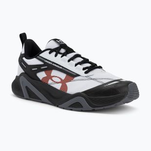 Vyriški treniruočių batai Under Armour Charged Commit TR 5 white/black/venom red