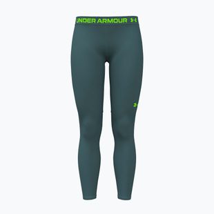 Moteriškos treniruočių tamprės Under Armour HeatGear rack green/hyper green