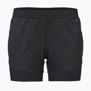 Moteriški bėgimo šortai Under Armour Velociti Pro 4" 2N1 ultimate black/ultimate black/ultimate black