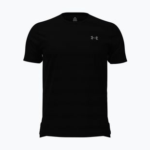 Vyriški bėgimo marškinėliai Under Armour Velociti black/black/metallic silver
