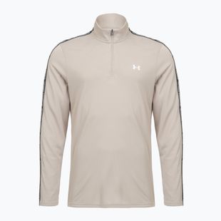 Vyriškas džemperis Under Armour Tech Taping 1/2 Zip timberwolf taupe/black/white