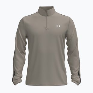 Vyriškas džemperis Under Armour Tech Taping 1/2 Zip timberwolf taupe/black/white