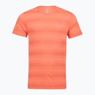 Vyriški bėgimo marškinėliai Under Armour Velociti electric tangerine/black/green mode