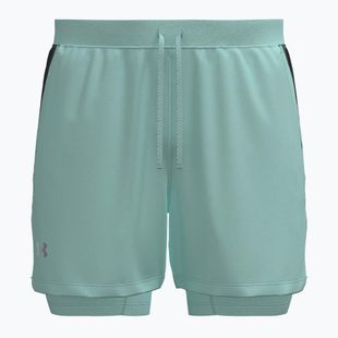 Vyriški bėgimo šortai Under Armour Launch 5" 2IN1 refresh mint/castlerock