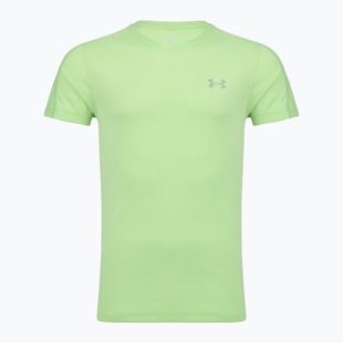 Vyriški bėgimo marškinėliai Under Armour Velociti Reflect lumos lime/white