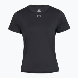 Moteriški bėgimo marškinėliai Under Armour Velociti Pro black/black/metallic silver