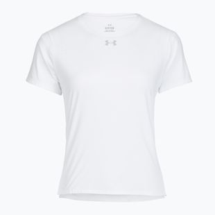 Moteriški bėgimo marškinėliai Under Armour Velociti Pro white/white/black