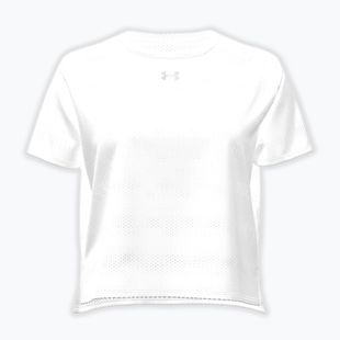 Moteriški bėgimo marškinėliai Under Armour Velociti white/white/black
