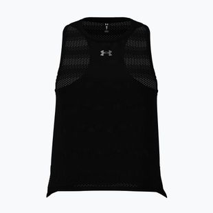 Moteriški bėgimo marškinėliai Under Armour Velociti Singlet black/black/metallic silver