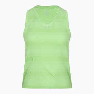 Moteriški bėgimo marškinėliai Under Armour Velociti Singlet lumos lime/white