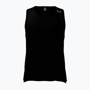 Vyriški bėgimo marškinėliai Under Armour Velociti Pro Singlet black/black/metallic silver