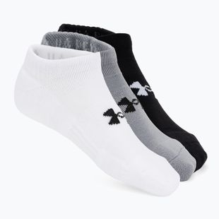 Vyriškos kojinės Under Armour Performance Cotton NS 3 pack white/steel/steel