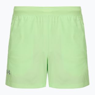 Vyriški bėgimo šortai Under Armour Launch 5" lumos lime/white