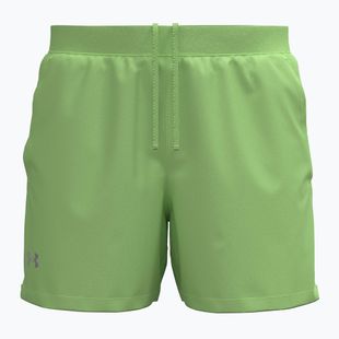Vyriški bėgimo šortai Under Armour Launch 5" lumos lime/white