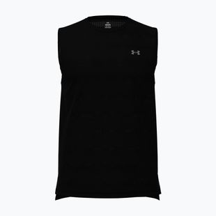 Vyriški bėgimo marškinėliai Under Armour Velociti Tank black/black/metallic silver