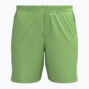 Vyriški bėgimo šortai Under Armour Launch 7" lumos lime/white