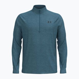 Vyriški marškinėliai su ilgomis rankovėmis Under Armour Tech Textured 1/2 Zip Boundless Blue/Black