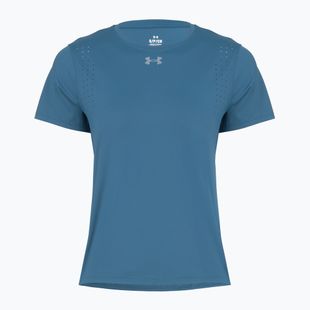 Moteriški bėgimo marškinėliai Under Armour Velociti Pro wham blue/hyper green/white