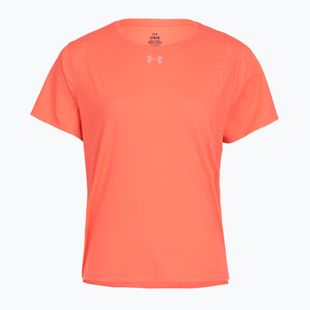 Moteriški bėgimo marškinėliai Under Armour Velociti Pro electric tangerine/black/green mode