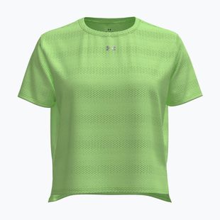Moteriški bėgimo marškinėliai Under Armour Velociti lumos lime/white