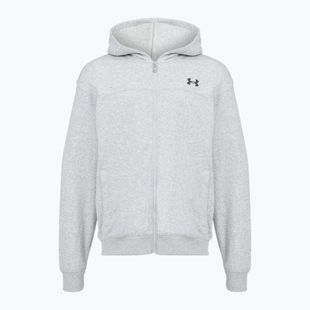 Vyriškas džemperis Under Armour Rival LW FZ mod gray light heather/black