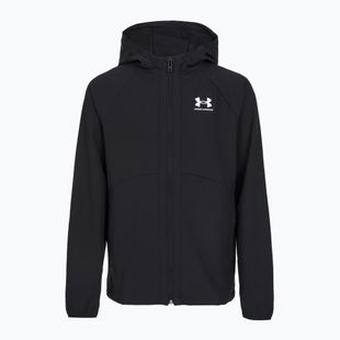 Vyriška treniruočių striukė Under Armour Vibe Woven Windbreaker Jacket black/white