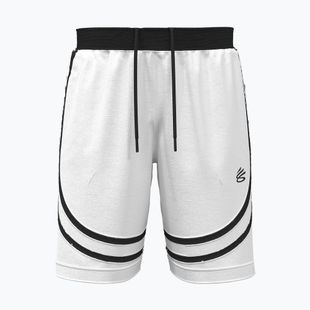 Vyriški krepšinio šortai Under Armour Curry Signature white/black