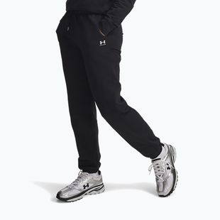 Moteriškos kelnės Under Armour Sport Terry Jogger black/white