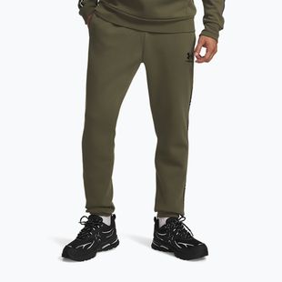 Vyriškos kelnės Under Armour Icon Fleece Jogger navy from green/black