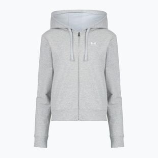 Moteriškas džemperis Under Armour Sport Terry FZ mod gray light heather/white