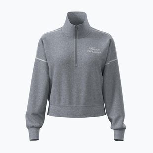 Moteriškas džemperis Under Armour Rival Fleece Script HZ mod gray light heather/white