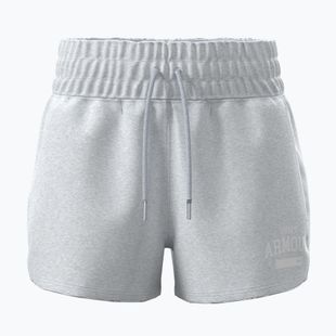 Moteriški šortai Under Armour Icon Fleece Nov mod gray light heather/white