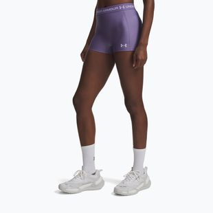 Moteriški treniruočių šortai Under Armour HeatGear Shorty purple luxe/purple crest