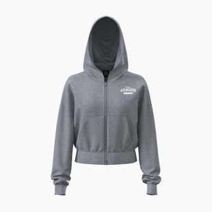 Moteriškas džemperis Under Armour Icon Fleece Nov FZ mod gray light heather/white
