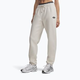 Moteriškos kelnės Under Armour Icon Fleece Nov Jogger summit white/white