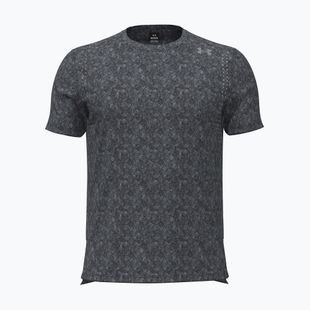 Vyriški bėgimo marškinėliai Under Armour Velociti Pro Print black/black/metallic silver