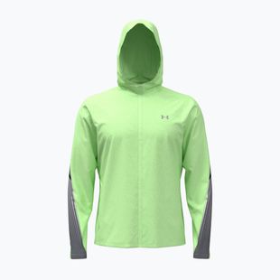 Vyriška bėgimo striukė Under Armour Velociti Storm Hooded lumos lime/white