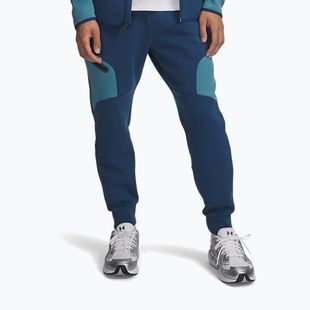 Vyriškos kelnės Under Armour Unstoppable Fleece wham blue/boundless blue/black