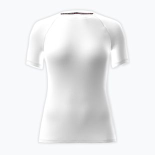 Moteriški treniruočių marškinėliai Under Armour HG Authentics Comp SS white/halo gray
