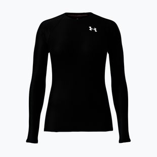 Moteriški treniruočių marškinėliai ilgomis rankovėmis Under Armour HG Authentics Comp LS ultimate black/white