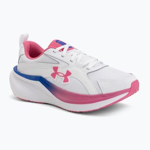 Moteriški bėgimo batai Under Armour Assert 11 white/pink frenzy/pink frenzy